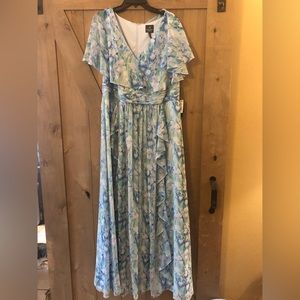 Adrianna papell chiffon dress nwt size 18